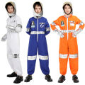 Astronaut Costume for Kids Space Suit Boys Girls Children Astronaut Jumpsuit Costume Zipper Role Play Pilot Costume With Hat. 