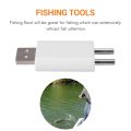 Fishing Float Rechargeable Battery Cr425 Usb Charger For Electronic Floats Batteries Night Fishing Accessories Tackles (2 Hole). 
