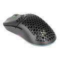 Delux M700 Wired Gaming Moses Ergonomic Lightweight Mouse with A825 Sensor 7200DPI RGB Light Effect Teflon Foot Pads. 