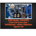 HD-WF2 Wi-Fi + USB Asynchronous Full color led control card Android Apps Operated 2x Hub75 Port 768x64 pixel for P3 P5 P6 P10 RGB LED Panel Equivalent HD-U60-75 HD-U6A HD-W60-75. 