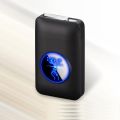 USB Rechargeable Electric  Case Resin-Metal  Box with Coil Lighter Ideal Gift for Convenience and Style - Smoking Companion. 