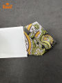 Yellow Floral Modern Artisan Pocket Square for Men. 