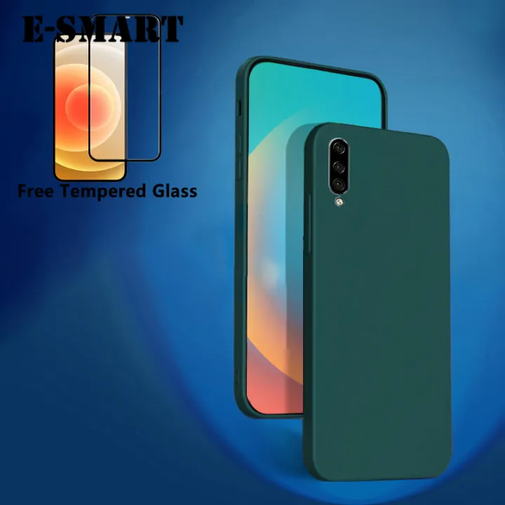 Phone%20Case%20Samsung%20Galaxy%20A30S%20Soft%20Back%20Cover%20+%20Free%20Tempered%20Glass%20Screen%20Protector%20Matte%20Silicone%20Samsung%20A30S%20Case%20-%20Image%202