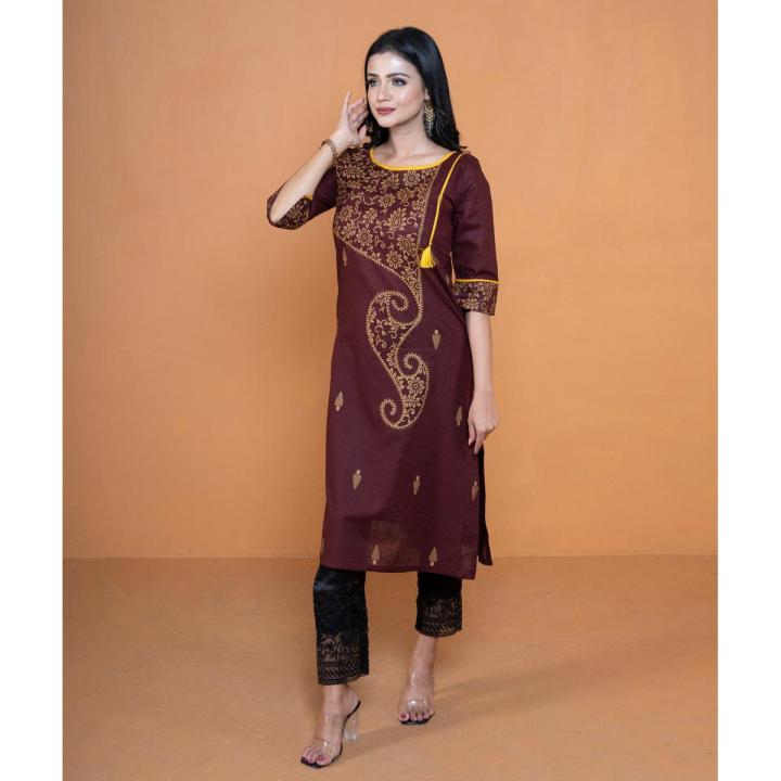 Puja special kurti for women's by Stone Rose - 18531K