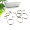 100pcs/lot 6/7/8/9/10/12/15/18/20 304 stainless steel Open Jump Rings Double Loops Split Rings Connectors For Jewelry Making. 