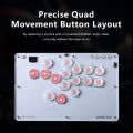 Haute42 Joystick Hitbox Keyboard Arcade Stick Controller For PS4/PS5/Switch Arcade Hitbox Leverless Controller Fight Sticks PC. 