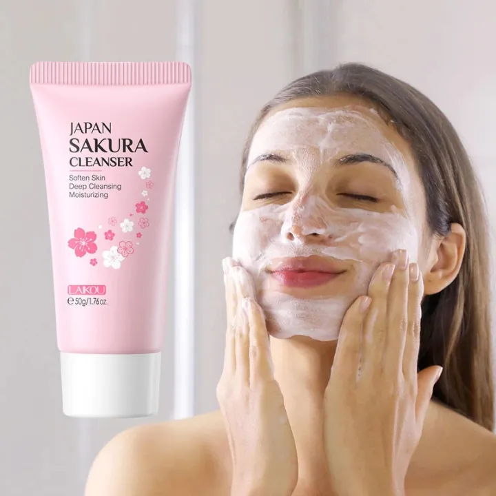 LAIKOU%20Sakura%20Cleanser%20Face%20Wash%20-%2050g%20-%20Image%202
