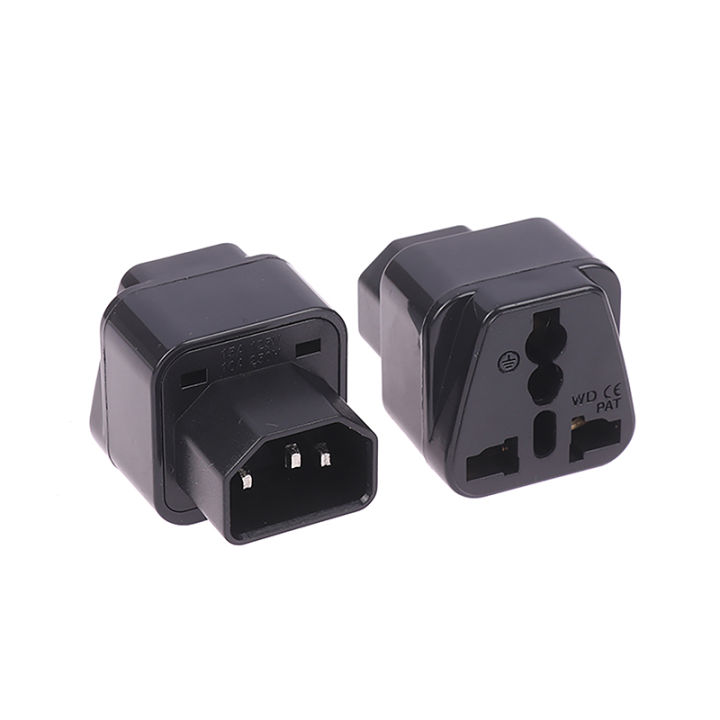 1Pc Universal Black White 10A CE IEC320 UPS PDU C14 Power Outlet ...
