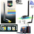 WIFI Receiver Wireless USB Adapter Model W115 Antenna 2.4GHz Computer/Laptop ALFA. 