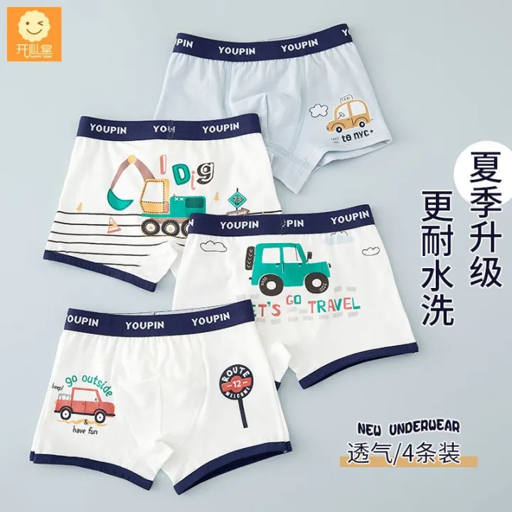 Children's%20Underwear%20Boys'%20Cotton%20Summer%20Thin%20Baby%20Triangle%20Shorts%20Boys'%20Boxer%20Four-Corner%20Cotton%20Summer%20Breathable%20-%20Image%208