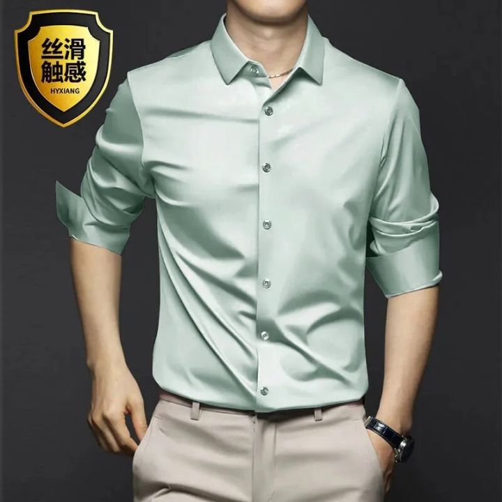 S-5XL%20Men's%20Shirt%20Long%20Sleeve%20Non%20iron%20Wrinkle%20Resistant%20Business%20Dress%20High%20end%20Professional%20Casual%20Suit%20White%20Shirt%20-%20Image%205