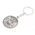 50 Years Perpetual Calendar Key Ring - Silver. 