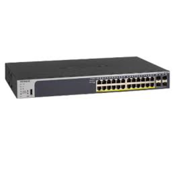 Netgear GS728TP 24-Port Gigabit PoE with 4 SFP Smart Managed Switch