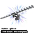 Monitor Light Bar with 1080P Webcam 40cm Touch ScreenBar Computer Lamp Adjustable Brightness and Color Temperature E-Reading.