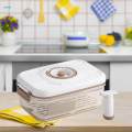 Vacuum Refrigerator Organizer Food Storage Box for Kitchen Refrigerator. 
