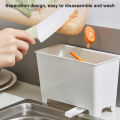 Kitchen Sink Kitchen Waste Drain Bucket Dry Wet Separation Storage Bucket Food Residue Storage Box Soup Filtering Garbage Can with durability.