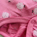 Baby Half Sleeve Organic Cotton Printed Romper From Levin.