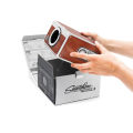 Portable DIY Mini Cardboard Phone Projector Can Project a Video/Movie 2.0 Phone Projector. 