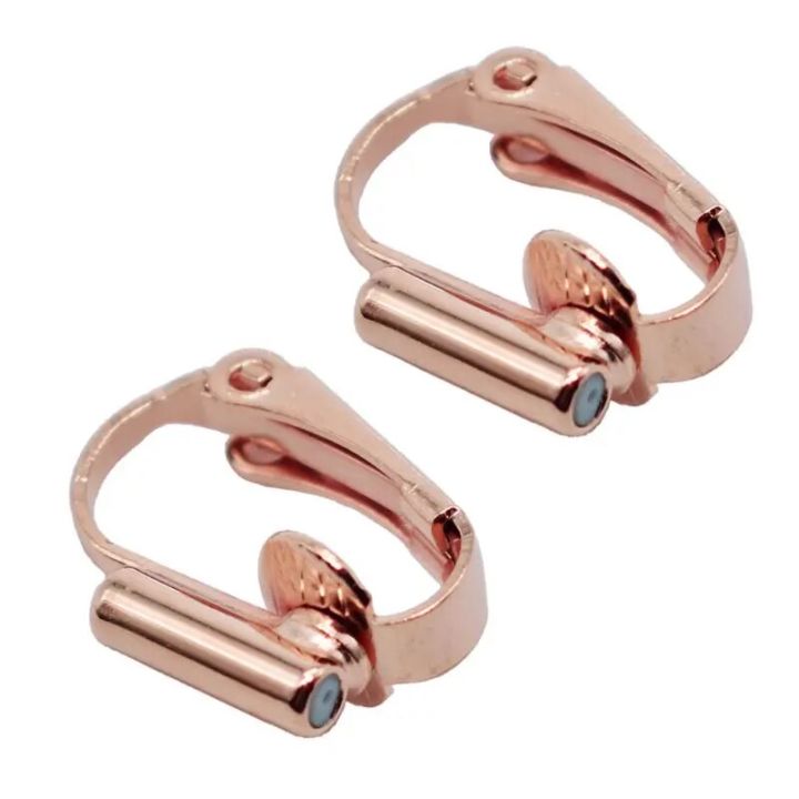 【Beiver Jewelry Store 】1 Pair Clip-on Earring Jewelry Findings for None Ears