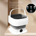 Folding Washing Machine 3 Modes Travel Friendly 10L Capacity Portable Mini Washer for Socks for Baby Clothes. 