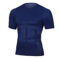 Men Body Toning T-Shirt Body Shaper Corrective Posture Shirt Slimming Belt Belly Abdomen Fat Burning Compression Corset. 