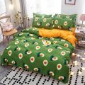 Cute Cartoon Print Duvet Cover 220x240 Lovely Pattern Adults Kids Quilt Cover AB Double-sided Comforter Covers No Pillow Cases. 
