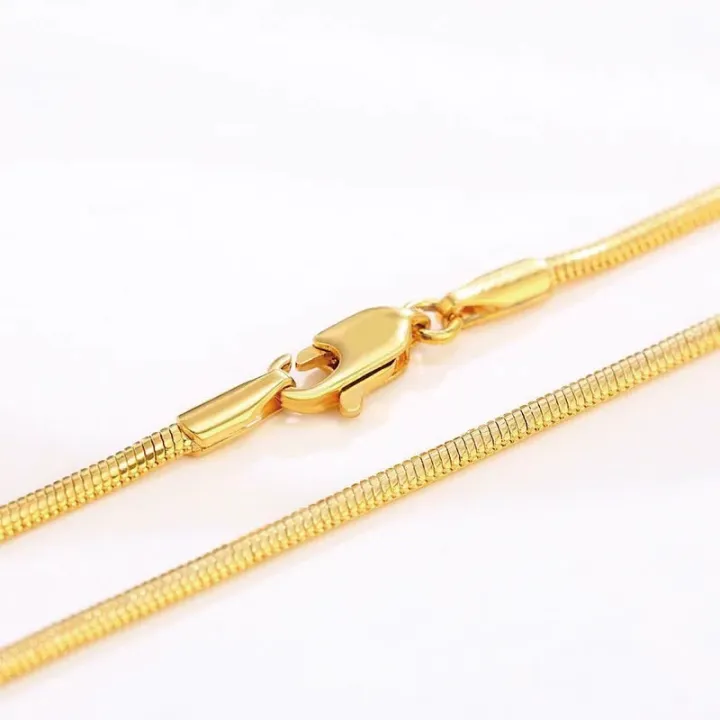 MxGxFam%20(%2050cm%2060%20cm%20X%201%20/%202%20mm%20)%20Small%20Snake%20Necklaces%20For%20Men%20Women%20Fashion%20Jewelry%2024%20k%20Pure%20Gold%20Color%20Lead%20and%20Nickel%20Free%20-%20Image%203