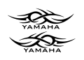 Yamaha Flame Design Sticker for bike.