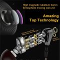In Ear Hybrid Hifi Stereo Earphone Wired Hi Fi Dual Drivers Headphone with Microphone for IPhone Samsung 3.5mm Sport Ear Phones.