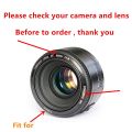 52mm Tulip Flower Lens Hood for YONGNUO YN 50mm YN50mm EF 50mm F/1.8 / YN35mm 35mm F2 1:2 / 85mm f1.8 YN85mm lenses. 