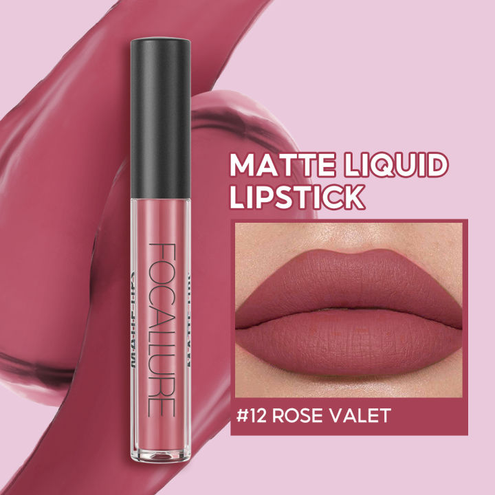 FOCALLURE%20Matte%20Liquid%20Lipstick%20Waterproof%20Long-lasting%20Lightweight%20Lip%20Gloss%20Lips%20Glaze%20Lips%20Tint%20Makeup%20for%20Women's%20Cosmetics%20-%20Image%207