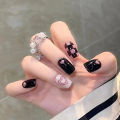 Menggh WITH GLUE Artificial Nails Tip Long Coffin False nails With Design press on nails	Gradiant nail art. 