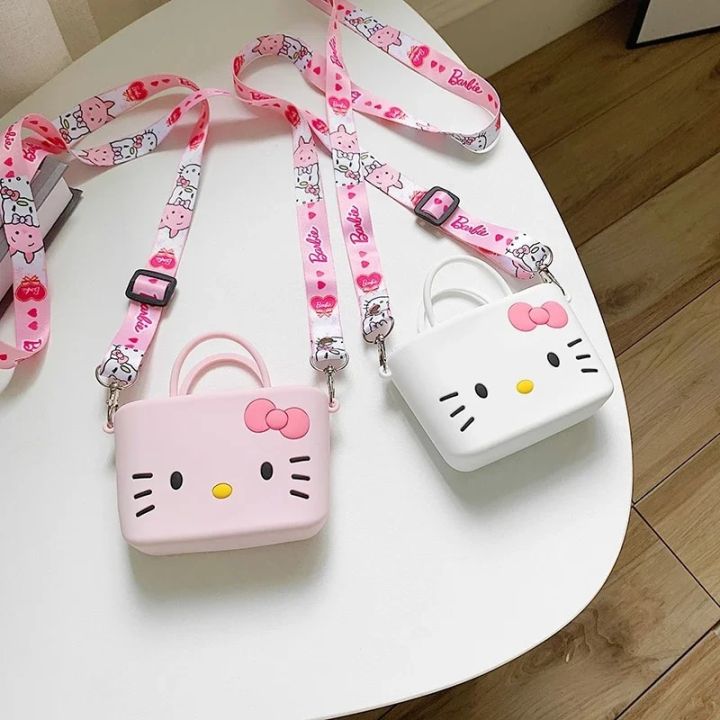 Sanrio Hello Kitty Mini Small Cute Shoulder Bag for Girls Women Children's Pink Crossbody Bag Bolsos Para Mujeres Tendencia 2024