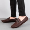 MEN'S TOP COLLECTION STYLISH Fashionable Trendy PU Leather Loafers Men's Fashion Shoes Fashion Oxford Casual Solid Moccasin. 