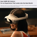 PICO 4 Ultra 12G+256G VR MR 3D Wireless VR Glasses 6DOF Virtual Reality 4K Display for Smart Glasses w Motion Tracker.
