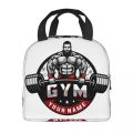 Bodybuilding And Gym Logo Resuable Lunch Box for Women Leakproof Cooler Thermal Food Insulated Lunch Bag Kids School Children. 
