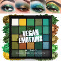 Green Eyeshadow Palette, 25 Colors Matte Shimmer Blue Green Gold Multichrome Eye Shadow Palette, Highly Pigmented Pro Colorful. 