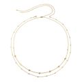 Body Jewelry Vintage Aesthetic Belly Chain Thin Beads Link Body Chain Waist Chain Belt Y2K Streetwear Summer Women Fashion.