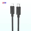 Hoco X88 Gratified PD 20W Fast Charging Type C to Lightning Data Cable. 