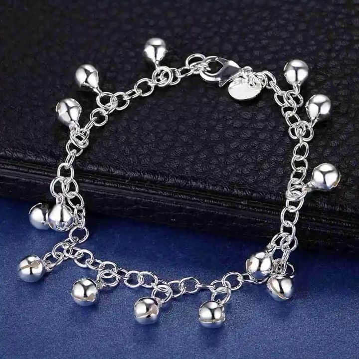 New%20925%20Sterling%20Silver%20Bead%20Heart%20High%20Quality%20Romance%20Bracelet%20Chain%20For%20Women%20Engagement%20Party%20Wedding%20Jewelry%20Gift%20-%20Image%203