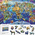 World Map Model Kit For Adult 3D DIY Puzzle Wood Craft Toys Diy Party Game Boy Wooden Puzzle Toy Jigsaw Children Educational Toy MuXiaRe. 