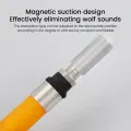 Cello Wolf Tone Eliminator, Cello Mute With Built-in Soft Paper Cloth, Internal Damping System, Magnetic Suction Design Cello Mute. 