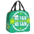 Bodybuilding And Gym Logo Resuable Lunch Box for Women Leakproof Cooler Thermal Food Insulated Lunch Bag Kids School Children. 