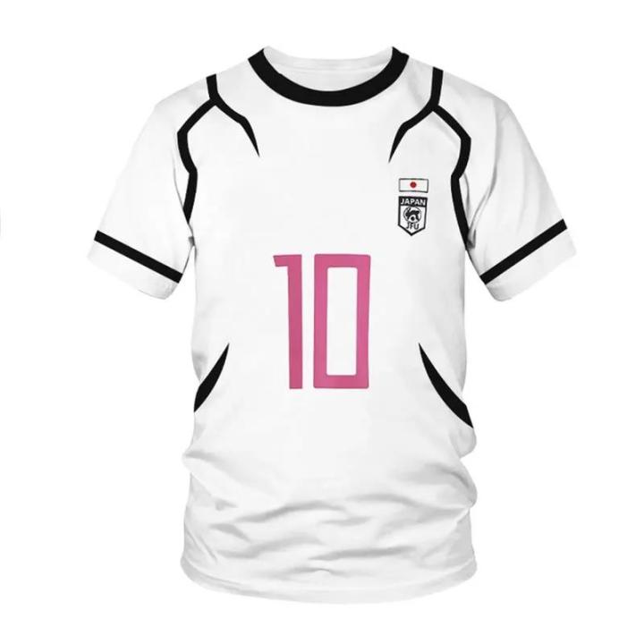Summer%20Men's%20Blue%20Lock%20Japanese%20Anime%20Football%20Jersey%20White%20T-shirt%20Women's%20Children's%20Sports%20Short%20Sleeve%20-%20Image%202