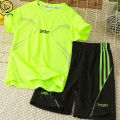 Summer Boys' Suit2022New Short-Sleeved Shorts Children's Two-Piece Suit Sports Quick-Drying Top Medium and Large Children Basketball Wear. 