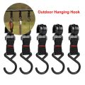 5/10pcs/set Outdoor Camping Moveable Storage Hook Detachable Hanging Hook S-Shaped Hook Pot Pan Hanger Rack Tool Nylon Hook.