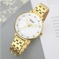 Inspired by CNN 9046 Silver/golden Stainless Steel Analog Watch For Women. Watch/Ladies Watch/Wristwatch..