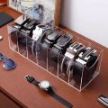 5/8 Grid Clear Acrylic Belt Organizer for Closet,Assemble Belt Organizer Display Case for Tie Bow Tie Women Men Home Belt Holder.