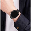 LED Touch Screen Magnetic Buckle Watch Fashion Stainless Wristwatch For Women Men.