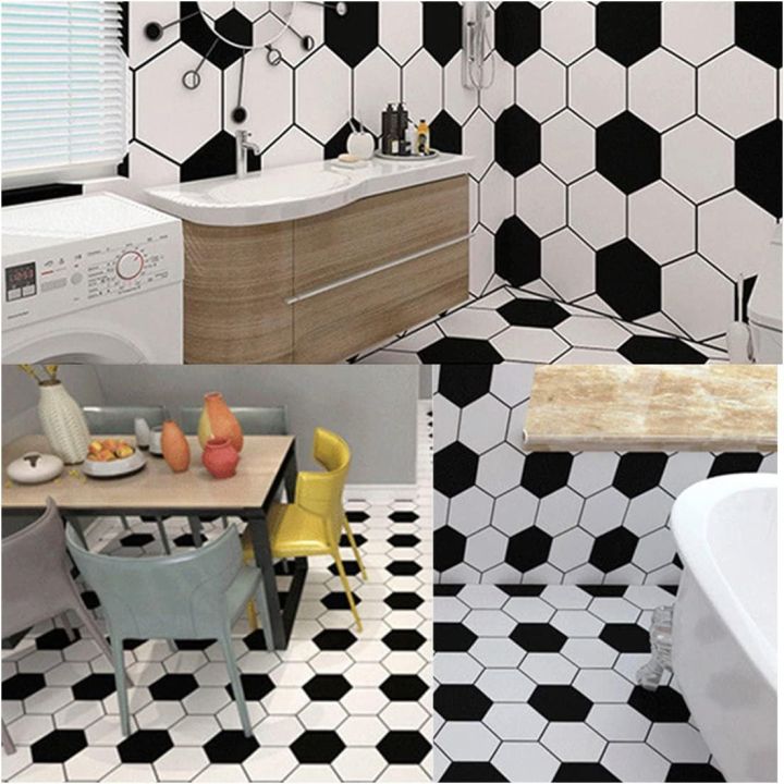24"%20x%2079"%20Floor%20Tile%20Stickers%20Peel%20and%20Stick,%20Self%20Adhesive%20Vinyl%20Flooring%20Waterproof%20Wear-Resistant%20Shower%20Floor%20Stickers%20Floor%20-%20Image%2010